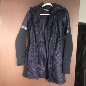 Athleta NWOT quilted coat XS
